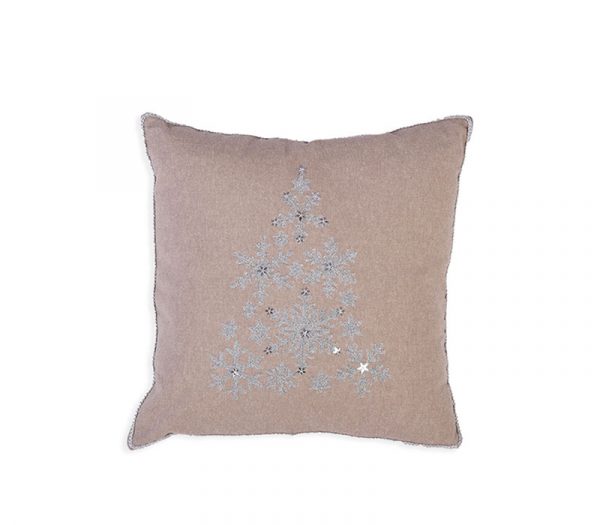 DECORATIVE CUSHION CHRISTMAS SNOW 45X45