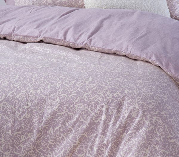 ΣΕΤ ΣΕΝΤΟΝΙΑ 3ΤΜΧ ΦΑΝΕΛΕΝΙΑ SORIAL MONO 160X260 MAUVE NEF-NEF