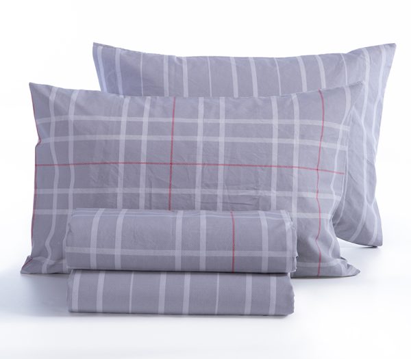 ΣΕΤ ΣΕΝΤΟΝΙΑ 3ΤΜΧ NEF NEF HOMEWARE HIGHLAR ΜΕ ΛΑΣΤΙΧΟ 100X200+35 GREY