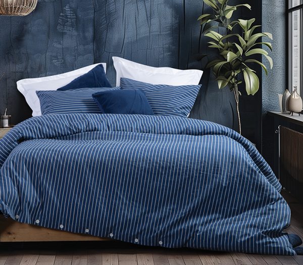 ΣΕΤ ΠΑΠΛΩΜΑΤΟΘΗΚΗ 3ΤΜΧ NAUTICA COAST 220X240 TRUE NAVY NEF-NEF