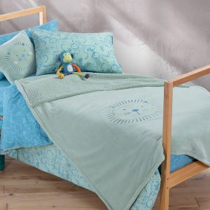 ΡΙΧΤΑΡΙ ΚΟΥΒΕΡΤΑ  FLEECE UNGLE COMBO 130X180 – SMOKE GREEN NEF-NEF