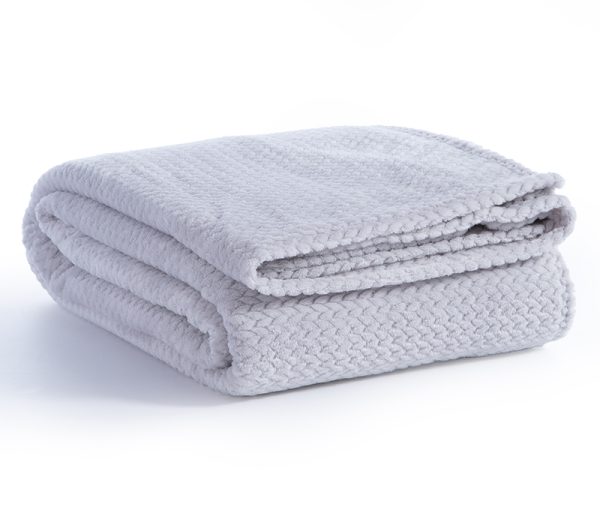 ΚΟΥΒΕΡΤΑ GLEECE ΠΟΛΥΕΣΤΕΡ WORTH 160X220 - GREY NEF-NEF