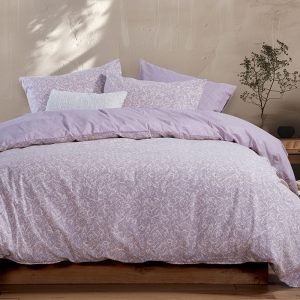 ΣΕΤ ΣΕΝΤΟΝΙΑ 3ΤΜΧ ΦΑΝΕΛΕΝΙΑ SORIAL MONO 160X260 MAUVE NEF-NEF