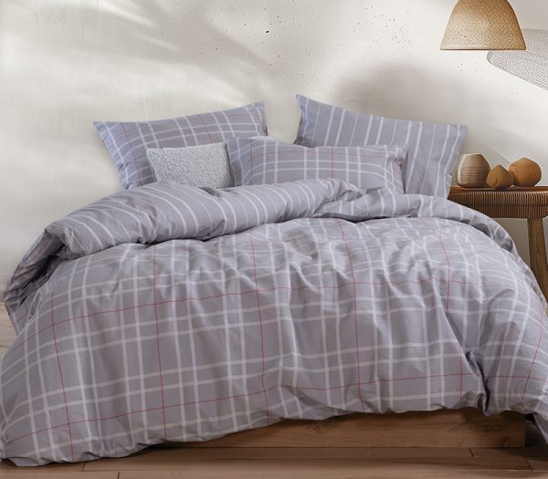 ΣΕΤ ΣΕΝΤΟΝΙΑ 3ΤΜΧ NEF NEF HOMEWARE HIGHLAR ΜΕ ΛΑΣΤΙΧΟ 100X200+35 GREY