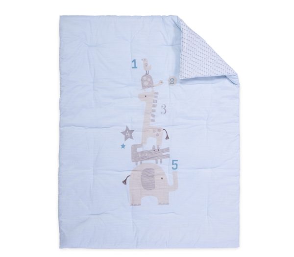 ΠΑΠΛΩΜΑ ΒΑΜΒ-ΠΟΛ FAVORITE TOYS 110X140 - L.BLUE NEF-NEF