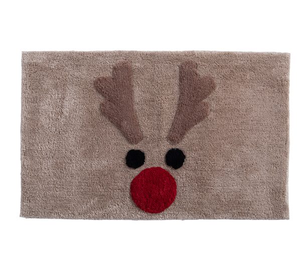 ΤΑΠΕΤΟ ΜΠΑΝΙΟΥ ΠΟΛ-ΒΑΜΒ.FUNNY REINDEER 50X80 – BEIGE NEF-NEF