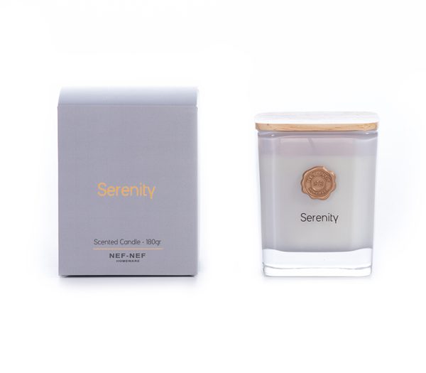 ΑΡΩΜΑΤΙΚΟ ΚΕΡΙ SERENITY 180gr – GREY NEF-NEF