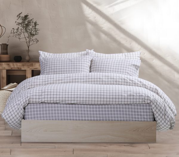 ΣΕΤ ΣΕΝΤΟΝΙΑ 4ΤΜΧ ΥΠΕΡΔΙΠΛΑ EXTEND GREY 240X260 NEF-NEF HOMEWARE