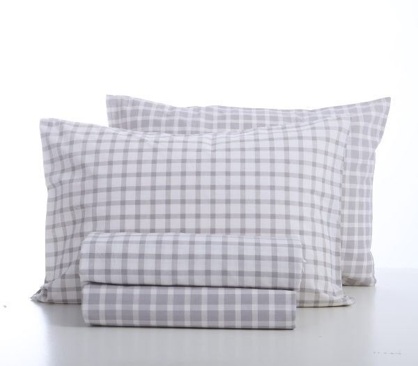 ΣΕΤ ΣΕΝΤΟΝΙΑ 4ΤΜΧ ΥΠΕΡΔΙΠΛΑ EXTEND GREY 240X260 NEF-NEF HOMEWARE