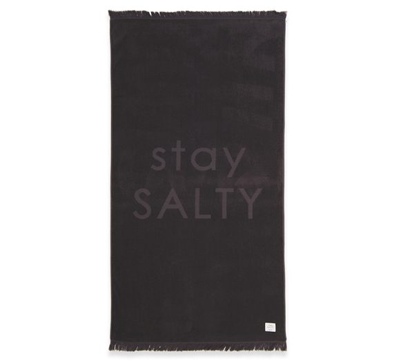 ΠΕΤΣΕΤΑ ΘΑΛΑΣΣΗΣ STAY SALTY BLACK 90X170 NEF-NEF HOMEWARE