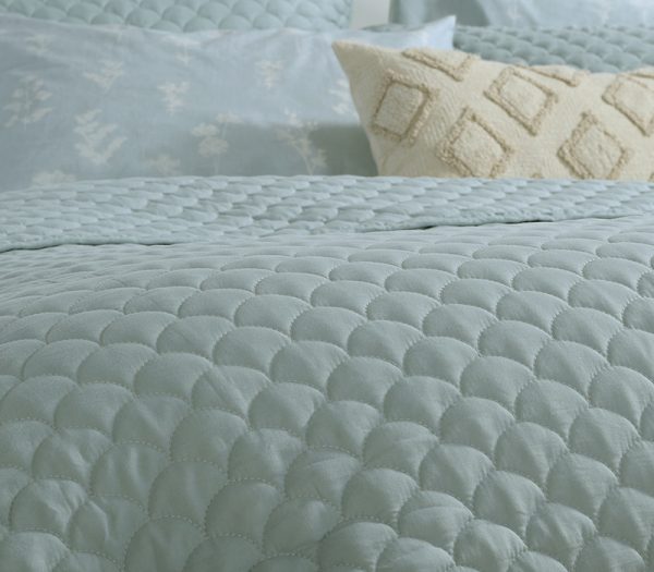 ΚΟΥΒΕΡΛΙ ΜΟΝΟ SCOFIELD BLUE 180X240 NEF-NEF HOMEWARE