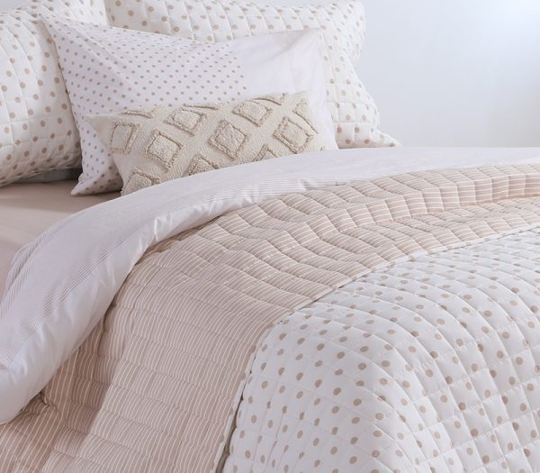 ΚΟΥΒΕΡΛΙ ΜΟΝΟ DONTER BEIGE 180X240 NEF-NEF HOMEWARE