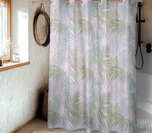 ΚΟΥΡΤΙΝΑ ΜΠΑΝΙΟΥ AMAZON 180X180 GREEN NEF-NEF HOMEWARE