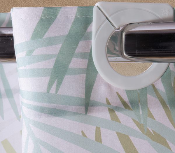 ΚΟΥΡΤΙΝΑ ΜΠΑΝΙΟΥ AMAZON 180X180 GREEN NEF-NEF HOMEWARE - Image 4