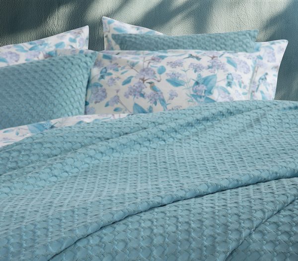 ΚΟΥΒΕΡΤΑ ΠΙΚΕ ΥΠΕΡΔΙΠΛΗ ELMER BLUE AQUA  230X240 NEF-NEF HOMEWARE