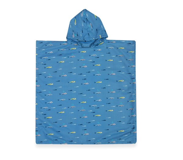 ΠΑΙΔΙΚΟ ΠΟΝΤΣΟ FISH TEAM BLUE65X65 NEF-NEF HOMEWARE