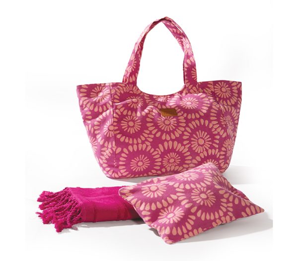 ΤΣΑΝΤΑ ΘΑΛΑΣΣΗΣ LOREIN RED 41X39X24 NEF-NEF HOMEWARE