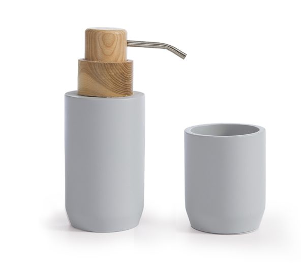 ΠΟΤΗΡΙ ΜΠΑΝΙΟΥ FERAN GREY NEF-NEF HOMEWARE