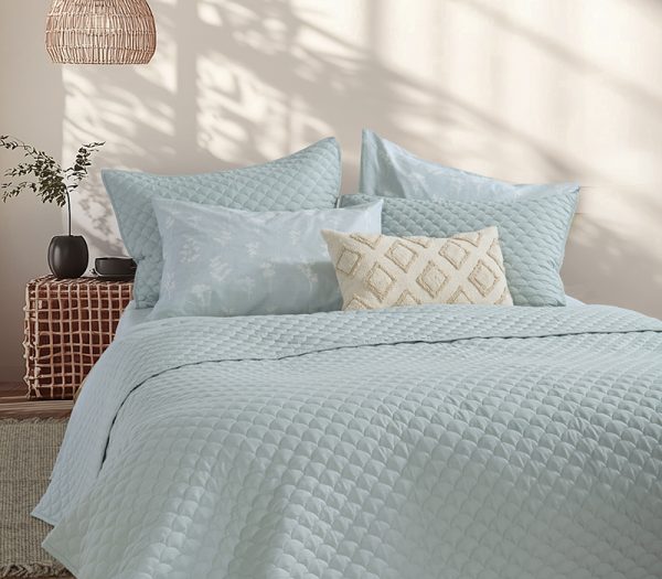 ΚΟΥΒΕΡΛΙ ΜΟΝΟ SCOFIELD BLUE 180X240 NEF-NEF HOMEWARE