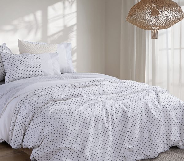 ΣΕΤ ΣΕΝΤΟΝΙΑ 4ΤΜΧ ΒΑΜΒΑΚΕΡΑ KING SIZE DONTER ΜΕ ΛΑΣΤΙΧΟ GREY 180X200+35 NEF-NEF HOMEWARE