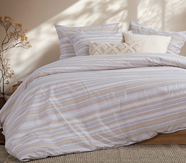 ΣΕΤ ΣΕΝΤΟΝΙΑ GREY 3ΤΜΧ ΒΑΜΒΑΚΕΡΑ ΜΟΝΑ QUANTRO 170X270 NEF-NEF HOMEWARE