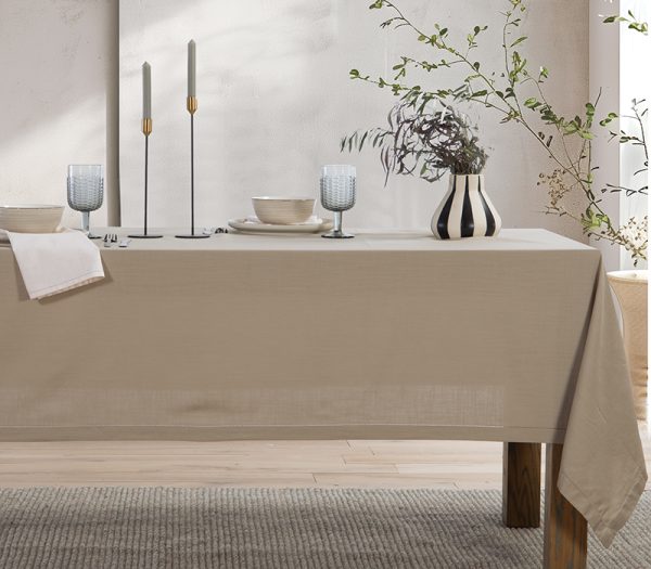 ΤΡΑΠΕΖΟΜΑΝΤΗΛΟ STEADY BEIGE 150X180 NEF-NEF HOMEWARE