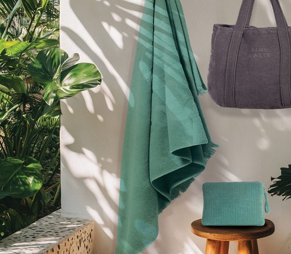 ΤΣΑΝΤΑΚΙ ΘΑΛΑΣΣΗΣ STAY SALTY BLUE 35X25 NEF-NEF HOMEWARE