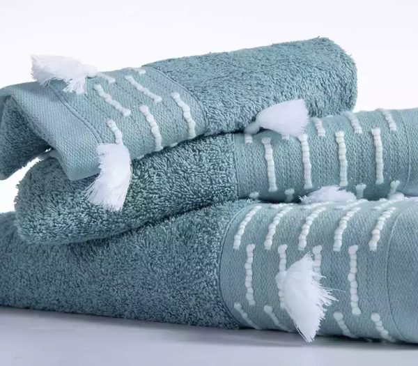 Σετ Πετσέτες Μπάνιου 3τμχ Moanna Blue  Nef-Nef Homeware - Image 2