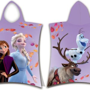 Παιδικό Πόντσο Θαλάσσης Disney Frozen Λιλά 50 x 115εκ
