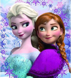 Παιδική Πετσέτα Θαλάσσης Disney Λιλά Frozen 140×70εκ