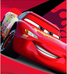 Παιδική Πετσέτα Θαλάσσης Κόκκινη Disney Cars 140×70εκ.