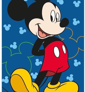 Παιδική Πετσέτα Θαλάσσης Polyester Μπλε Mickey Mouse Disney 140×70εκ.