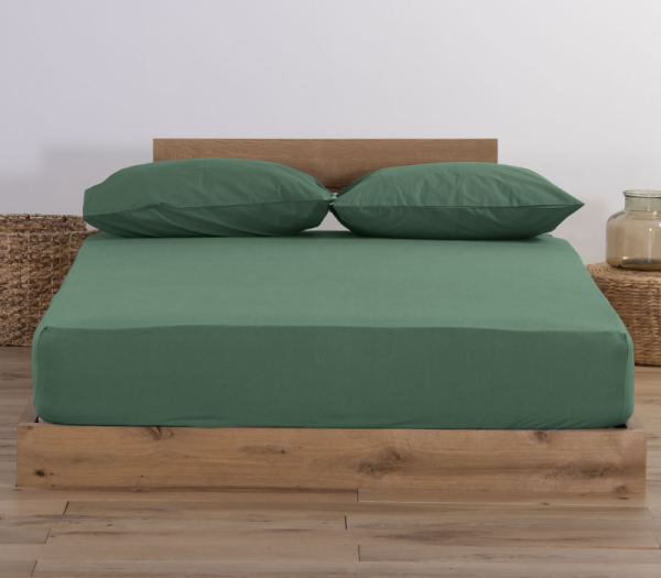ΣΕΝΤΟΝΙ ΜΕΜΟΝΩΜΕΝΟ ΜΑΚΟ ΜΟΝΟ ΜΕ ΛΑΣΤΙΧΟ JERSEY 1172-GREEN 100x200+30 NEF-NEF HOMEWARE