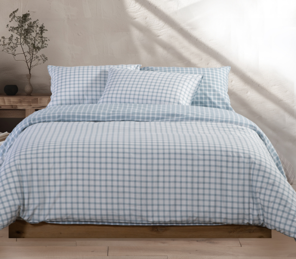 Σετ Σεντόνια Υπέρδιπλα 240x260εκ. Extending  Blue 4τμχ Nef-Nef Homeware