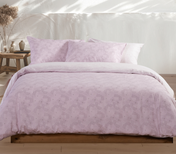 Σετ Σεντόνια Υπέρδιπλα 240x260εκ. Worian Mauve 4τμχ  Nef-Nef Homeware