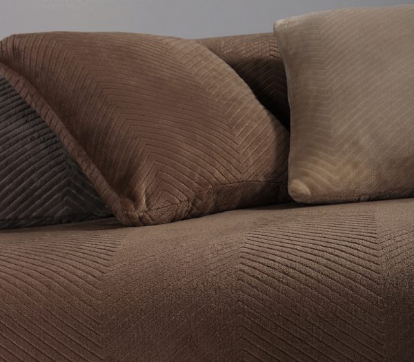 ΡΙΧΤΑΡΙ ΠΟΛΥΘΡΟΝΑΣ DAKARI 130X180 NEF-NEF HOMEWARE BROWN - Image 2
