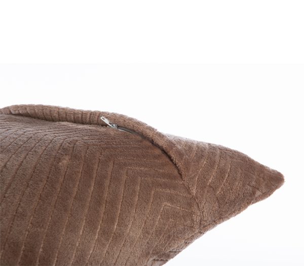 ΔΙΑΚΟΣΜΗΤΙΚΟ ΜΑΞΙΛΑΡΙ DAKARI 45X45 NEF-NEF HOMEWARE BROWN - Image 4