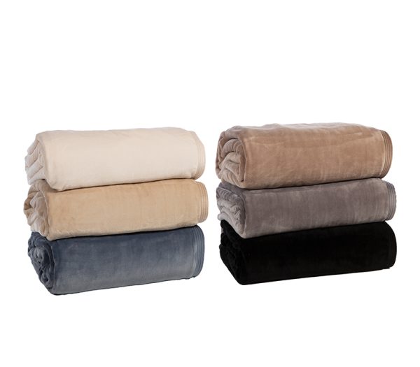 ΚΟΥΒΕΡΤΑ ΥΠΕΡΔΙΠΛΗ VELOSSO 24 230X240 NEF-NEF HOMEWARE MOCCA - Image 4