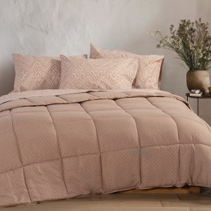 ΠΑΠΛΩΜΑ ΥΠΕΡΔΙΠΛΟ COLORFULL 240X220 NEF-NEF HOMEWARE TAUPE