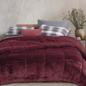 ΚΟΥΒΕΡΤΟΠΑΠΛΩΜΑ ΥΠΕΡΔΙΠΛΟ SINGULAR 24 220Χ240 NEF-NEF HOMEWARE BORDO