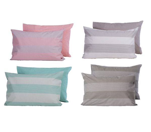 ΜΑΞΙΛΑΡΟΘΗΚΗ CASUAL STRIPE 52Χ72 NEF-NEF HOMEWARE D.GREY - Image 2