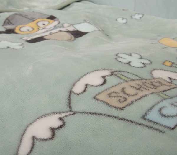 ΒΡΕΦΙΚΗ ΚΟΥΒΕΡΤΑ ΑΓΚΑΛΙΑΣ IN THE CITY 75X100 NEF-NEF HOMEWARE MISTY BLUE - Image 3