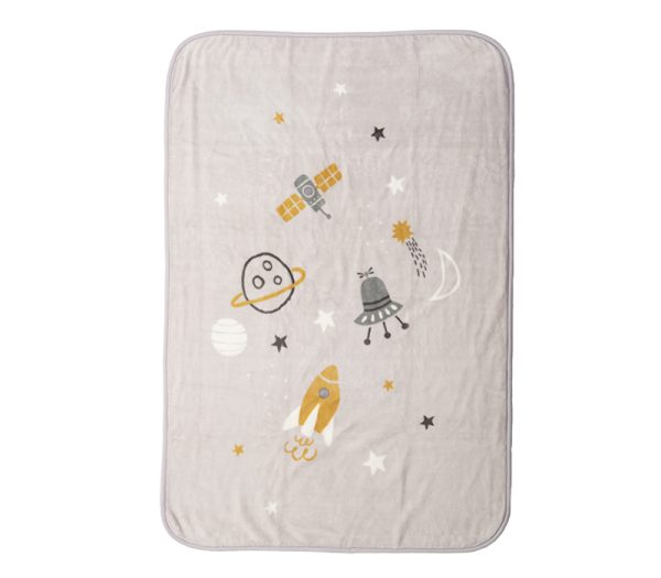 ΒΡΕΦΙΚΗ ΚΟΥΒΕΡΤΑ ΑΓΚΑΛΙΑΣ MY UNIVERSE 75X100 NEF-NEF HOMEWARE CLOUD GREY - Image 4