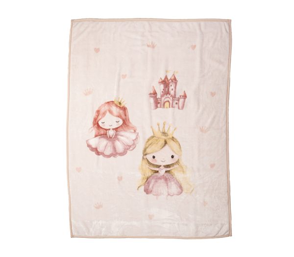 ΠΑΙΔΙΚΗ ΚΟΥΒΕΡΤΑ OUR PRINCESS 160Χ220 NEF-NEF HOMEWARE PINK - Image 4