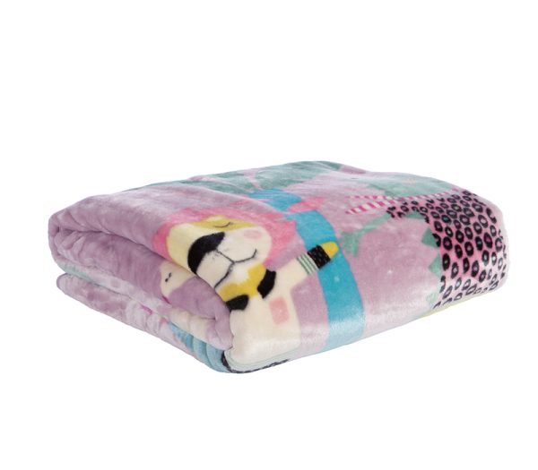 ΠΑΙΔΙΚΗ ΚΟΥΒΕΡΤΑ ROLLER FRIENDS 160Χ220 NEF-NEF HOMEWARE LILAC - Image 3