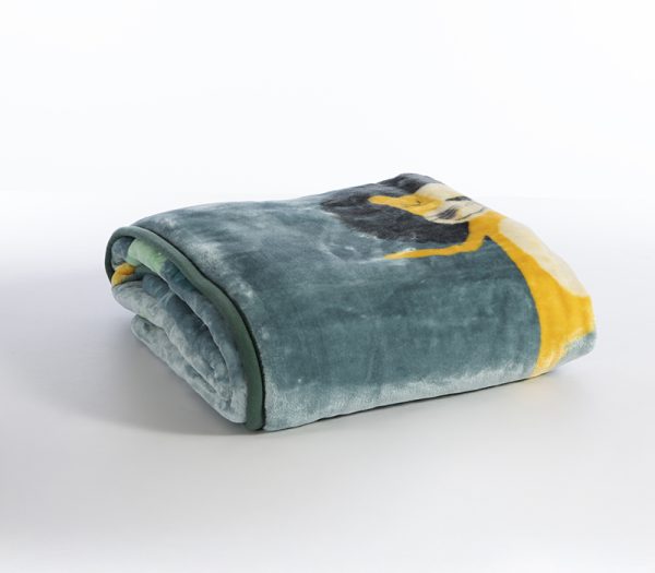 ΠΑΙΔΙΚΗ ΚΟΥΒΕΡΤΑ WILD DANCE 160Χ220 NEF-NEF HOMEWARE STONE BLUE - Image 3