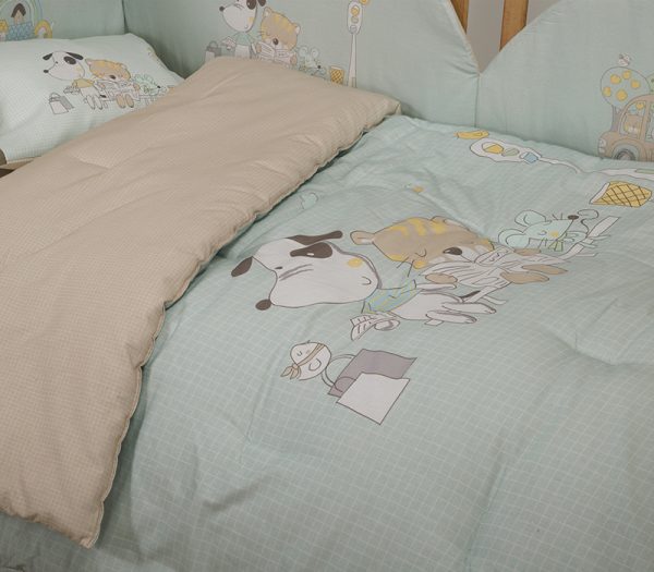 ΒΡΕΦΙΚΟ ΠΑΠΛΩΜΑ LIFE IN THE CITY 110Χ140 NEF-NEF HOMEWARE AQUA - Image 2