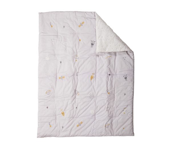ΒΡΕΦΙΚΟ ΠΑΠΛΩΜΑ MY UNIVERSE 110Χ140 NEF-NEF HOMEWARE GREY - Image 4