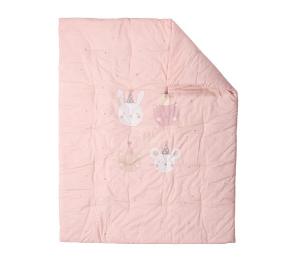 ΒΡΕΦΙΚΟ ΠΑΠΛΩΜΑ SPECIAL PARTY 110Χ140 NEF-NEF HOMEWARE PINK - Image 3