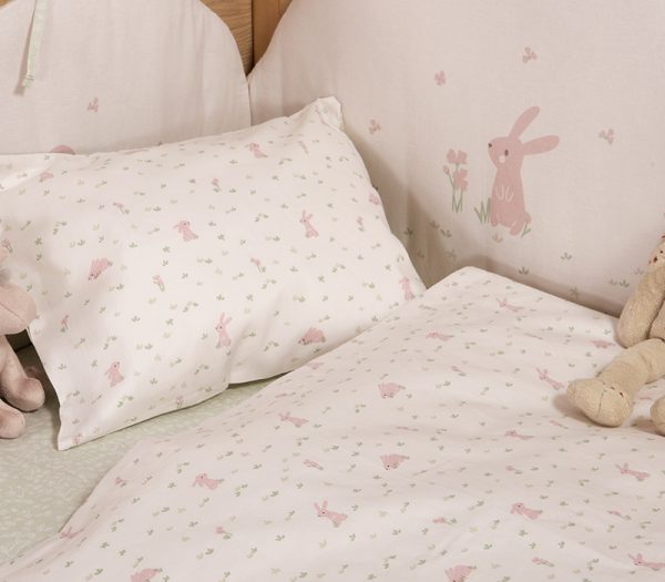 ΠΑΝΤΑ ΚΟΥΝΙΑΣ COUNTRY BUNNY  60+67+60X40 NEF-NEF HOMEWARE ECRU/MINT - Image 2